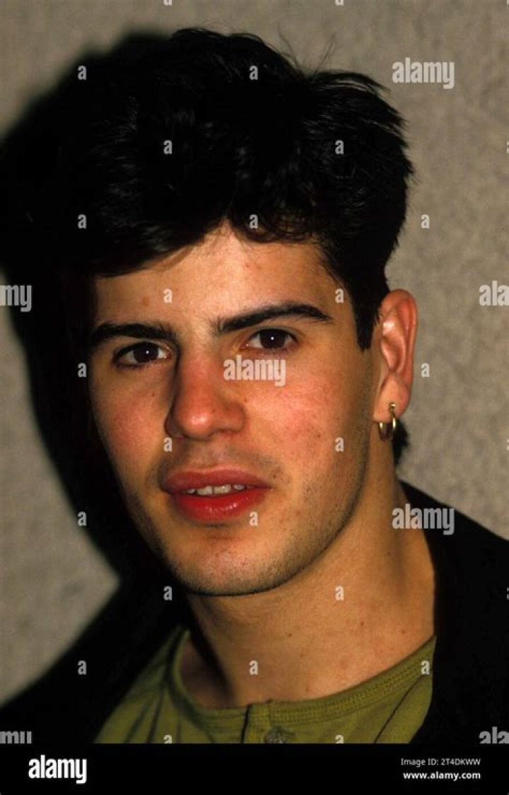 American vocalist Jordan Knight, of the group New Kids on the Block