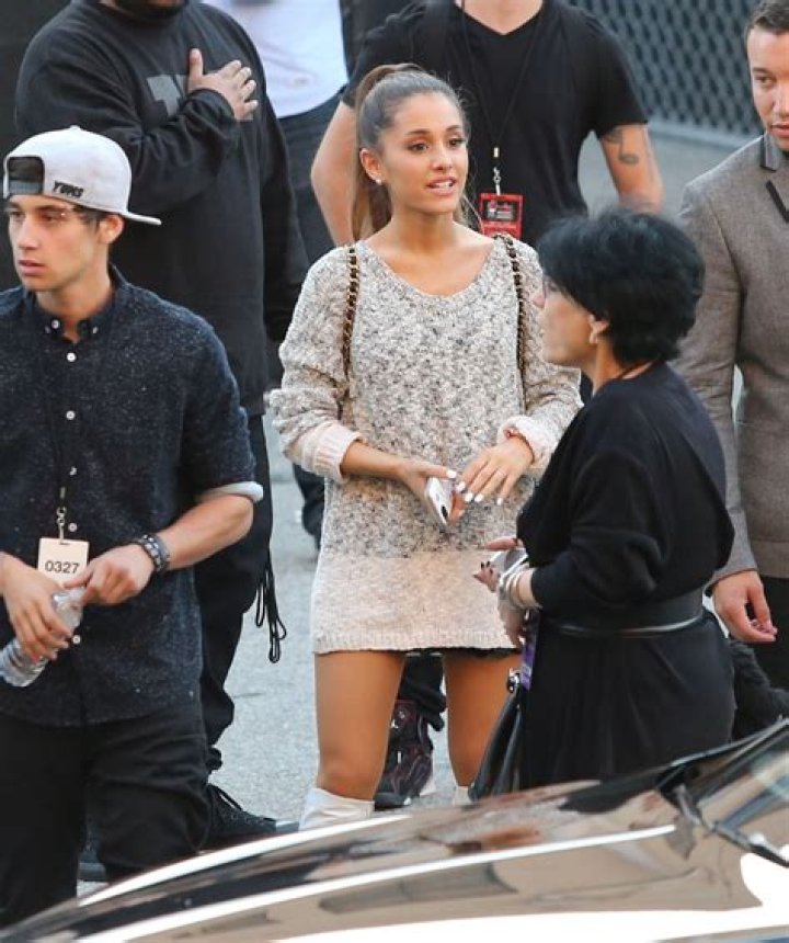 Ariana Grande Outside the IHeartRadio Awards (2015) With Boyfriend
