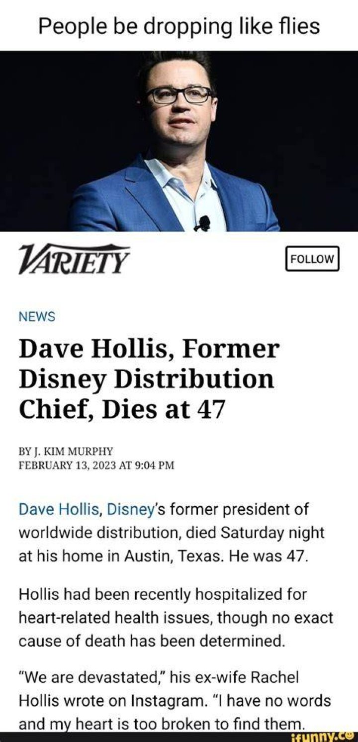 Dave Hollis Heart Issues, Death Cause And Obituary 2023