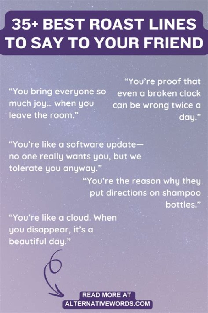 Hilarious Roasts To Elevate Your Friend's Roasted Status