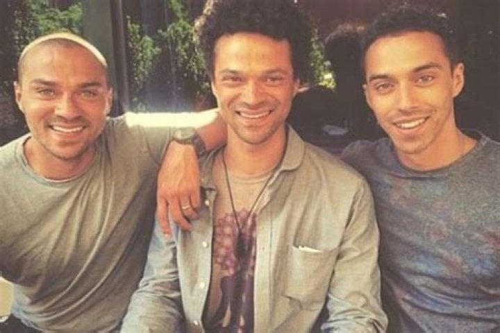 Jesse Williams and his father Hair straightening iron, Dark skin