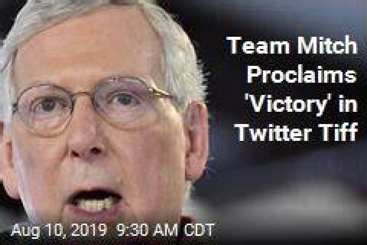 Mitch McConnell&rsquo;s campaign Twitter account returns after suspension