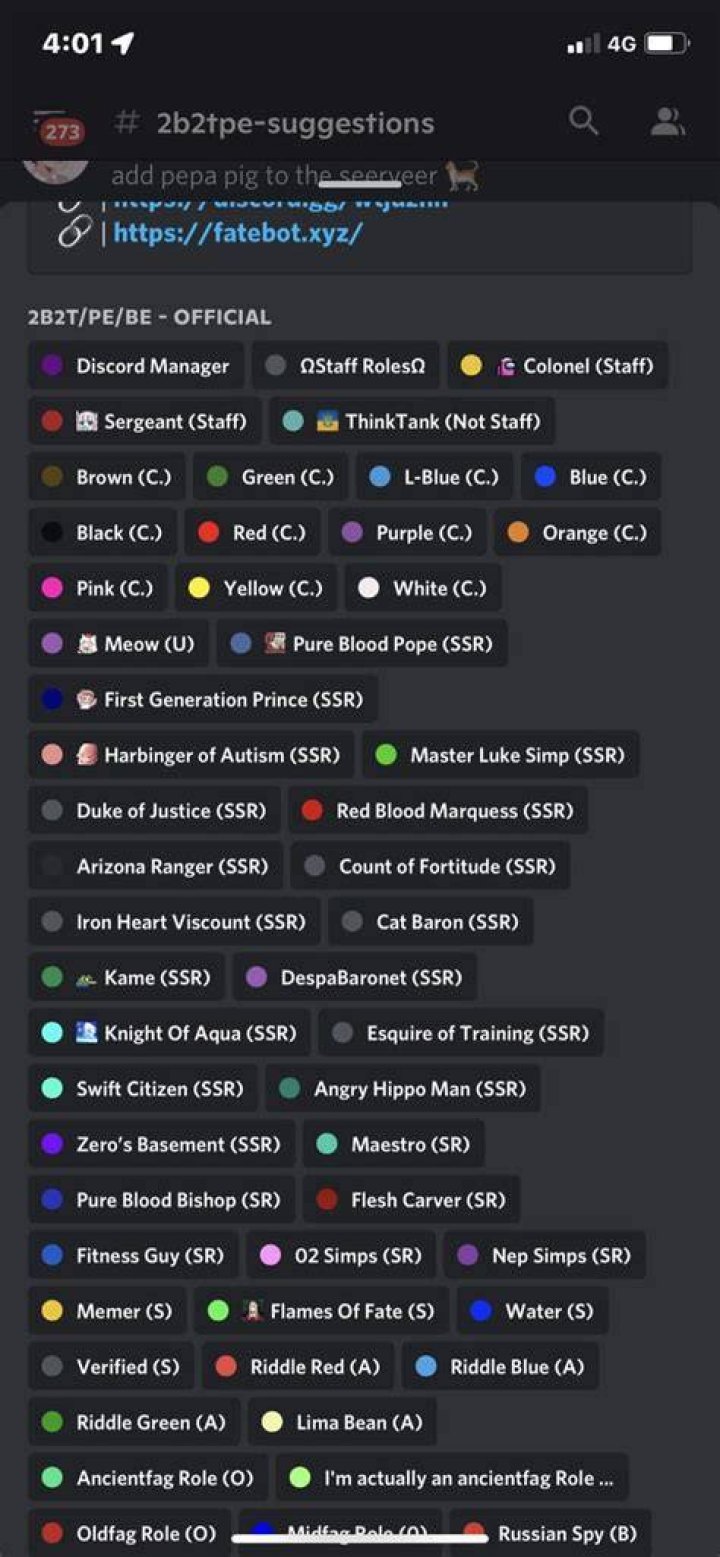 need some role name ideas for my server need cool role names like &ldquo;dark