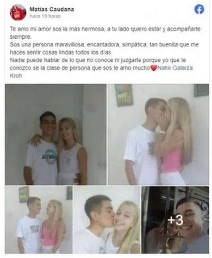 Qui&eacute;n es Matias Caudana, el nuevo novio de Nahir Galarza Perfil