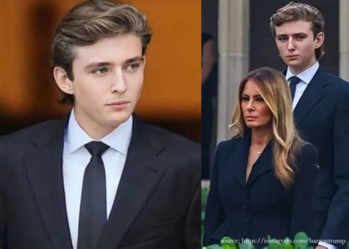 Tajemniczy syn Donalda Trumpa pojawił się na pogrzebie. G&oacute;rował nad