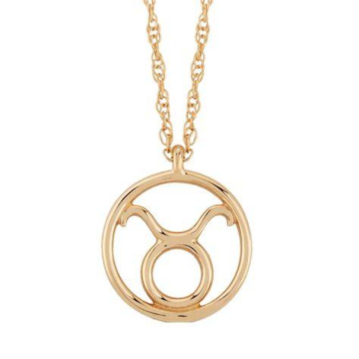 Taurus Necklace Zodiac Pendant for Birthdays 20th April to 20th May